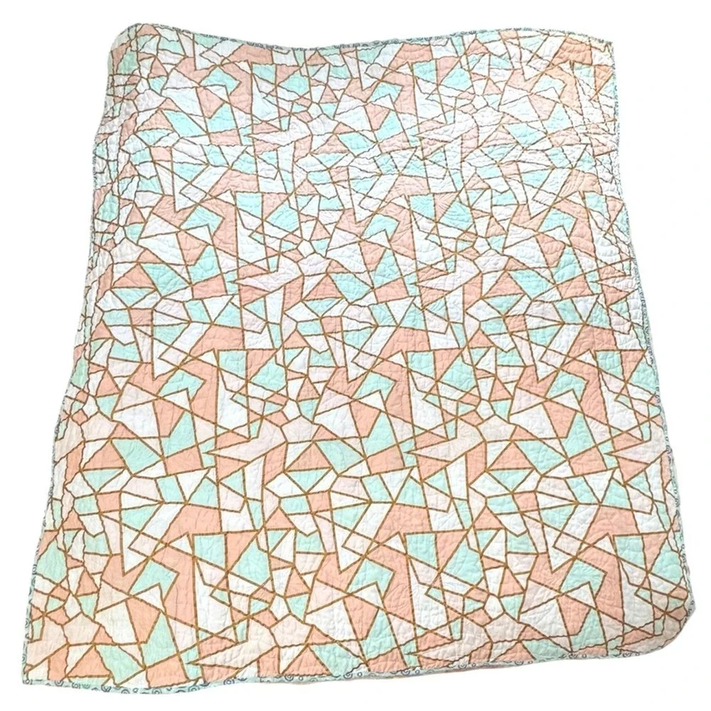 Handmade Baby Quilt Social Butterfly Lella Boutique Vanessa Goertzen 53